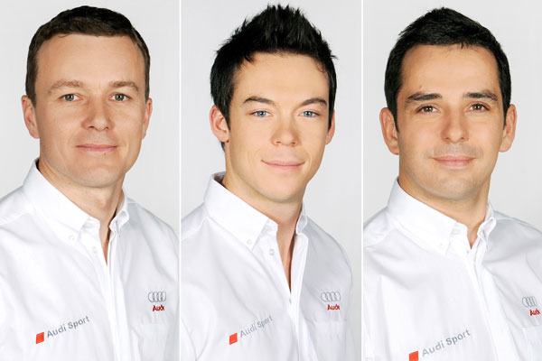 New Audi R15 Le Mans Drivers